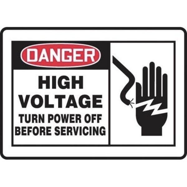 Accuform OSHA CAUTION Safety Sign BACK IN OR MVHR681VA MVHR681VA - main